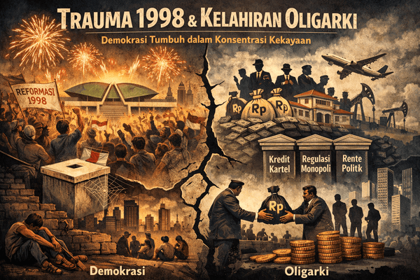 Trauma 1998 & Kelahiran Oligarki Demokrasi Tumbuh dalam Konsentrasi Kekayaan Soim1